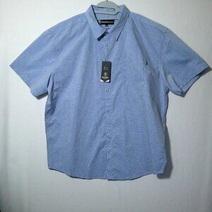 MOLOKAI Surf Short Sleeve Relaxed Button-Down Light Blue Shirt Size 3 XL - NWT